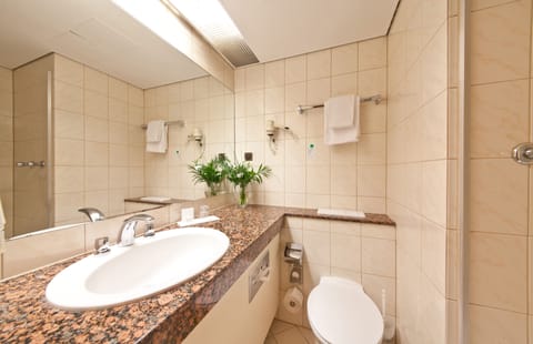 Economy Room | Bathroom | Free toiletries, hair dryer, towels