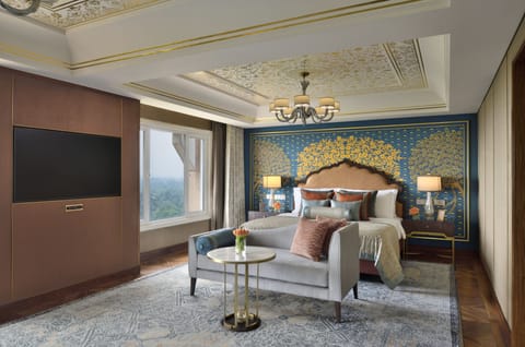 Presidential Suite (Rambagh) | Premium bedding, minibar, in-room safe, individually furnished