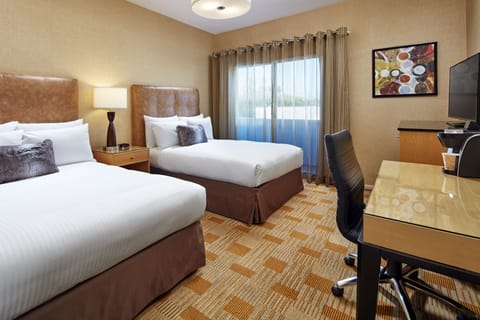 Deluxe Room, 2 Double Beds | Premium bedding, pillowtop beds, in-room safe, desk