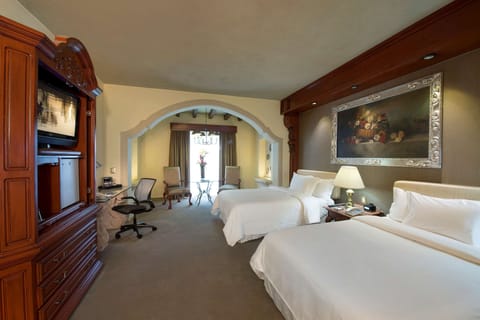 Junior Suite, 2 Double Beds | Premium bedding, in-room safe, individually decorated, blackout drapes