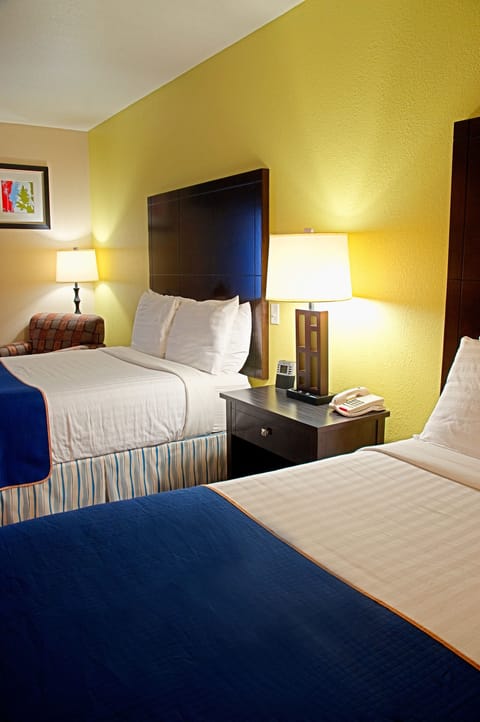 Premium bedding, pillowtop beds, in-room safe, laptop workspace