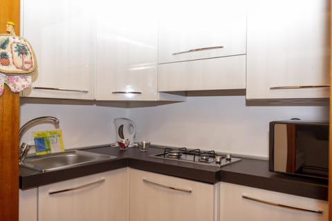 Apartment, 2 Bedrooms, Mountain View (Piazza 2) | Private kitchen | Fridge, oven, stovetop, electric kettle