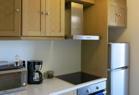 Superior Apartment | Private kitchen | Full-size fridge, microwave, oven, stovetop