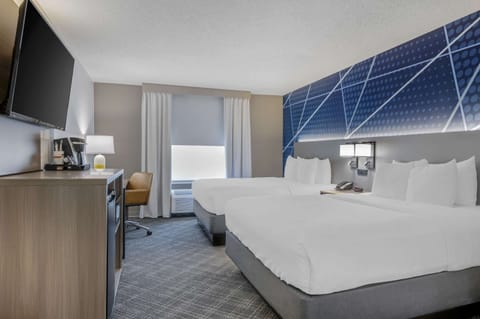 Studio Suite, 2 Queen Beds, Non Smoking | In-room safe, desk, soundproofing, iron/ironing board