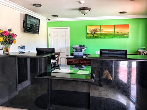 Check-in/check-out kiosk