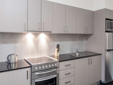 Apartment, 1 Bedroom | Private kitchen | Coffee/tea maker, electric kettle, eco-friendly cleaning products