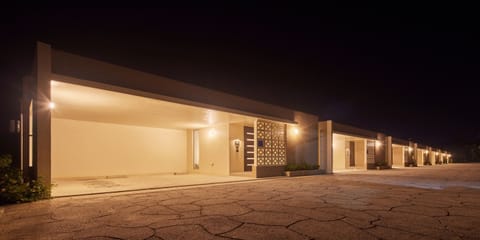 Front of property - evening/night