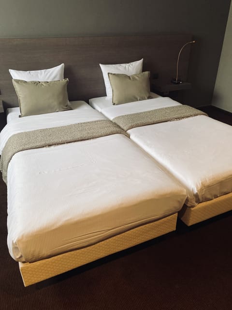 Deluxe Twin Room | Desk, laptop workspace, soundproofing, iron/ironing board