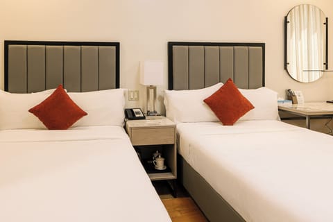 Comfort Double or Twin Room | In-room safe, desk, laptop workspace, iron/ironing board