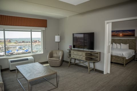 Suite, 1 King Bed, Non Smoking, View | In-room safe, desk, laptop workspace, iron/ironing board