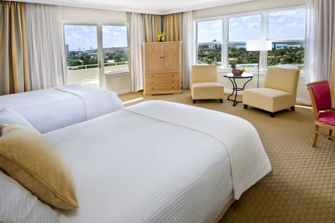 Bay View with Balcony, 2 Double beds | View from room