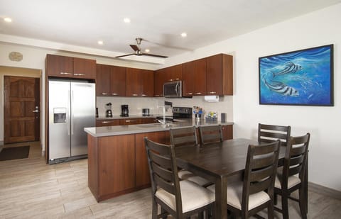 Condo, 2 Bedrooms, Accessible, Ocean View | Private kitchen | Full-size fridge, microwave, stovetop, dishwasher