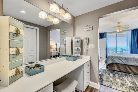 Condo, 3 Bedrooms, Ocean View (204-2) | Bathroom | Hair dryer, towels, soap, shampoo