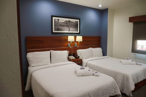 Room, 2 Double Beds, Non Smoking | Egyptian cotton sheets, premium bedding, down comforters, in-room safe