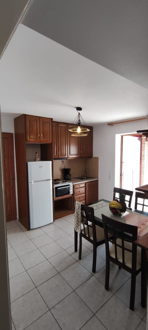 Family Apartment, 2 Bedrooms | Private kitchen | Fridge, electric kettle, mixer, cookware/dishes/utensils