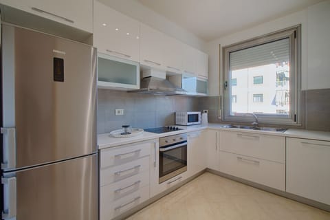 Panoramic Apartment, 2 Bedrooms, Terrace, Tower | Private kitchen | Microwave, oven, espresso maker, electric kettle