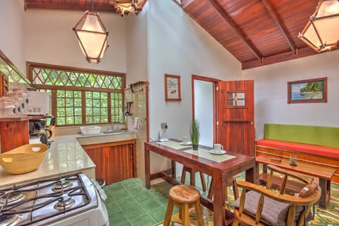 Villa, 2 Bedrooms, Patio, Garden View | Private kitchen | Stovetop, coffee/tea maker