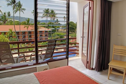 Standard Room, Multiple Beds, Non Smoking (1 Double 1 Single) | Balcony