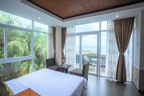 Premium Deluxe Double Room, Sea View | Beach/ocean view