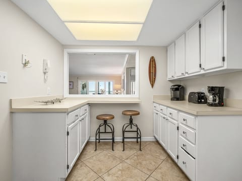 Condo, Multiple Beds, Patio, Beach View | Private kitchen | Fridge, microwave, oven, stovetop