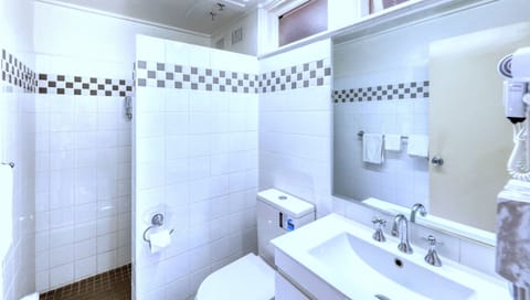 Standard Family Room | Bathroom | Shower, free toiletries, slippers, towels