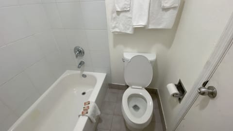 Standard Double Room | Bathroom | Bathtub, free toiletries, hair dryer, towels