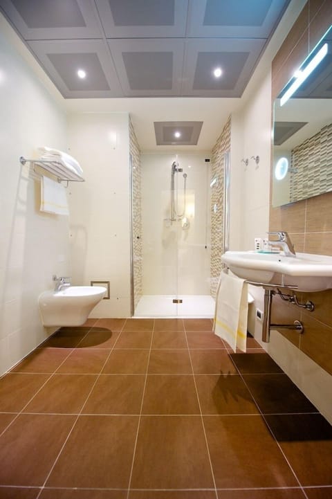 Deluxe Room, 1 Double Bed | Bathroom | Shower, eco-friendly toiletries, hair dryer, bidet