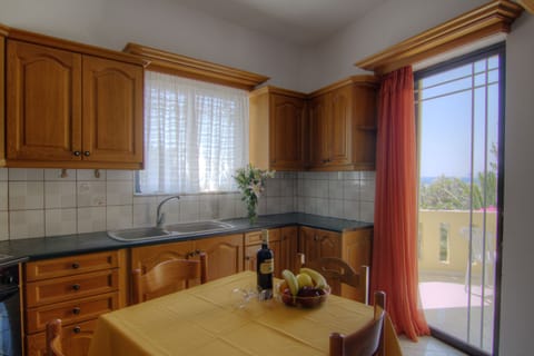 Apartment, 1 Bedroom, Sea View | Private kitchen | Full-size fridge