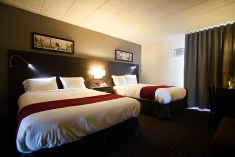 Standard Room, 2 Queen Beds | Blackout drapes, free WiFi, bed sheets