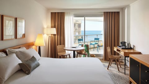 Luxury Room, Terrace, Sea View | Premium bedding, Select Comfort beds, minibar, in-room safe