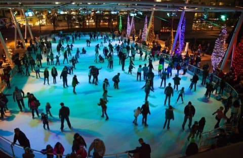 Ice skating