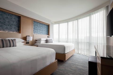 Junior Suite, Multiple Beds, Non Smoking | Premium bedding, down comforters, pillowtop beds, in-room safe