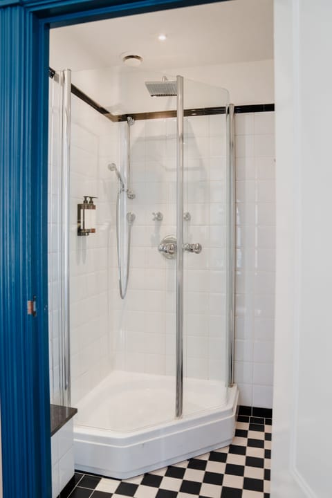 Deluxe Double Room | Bathroom | Designer toiletries, hair dryer, bathrobes, towels