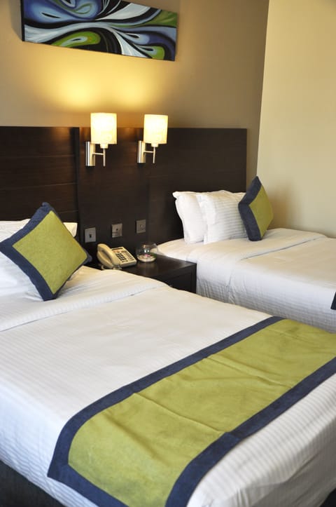 Superior Room, 2 Twin Beds, Smoking, City View | Egyptian cotton sheets, pillowtop beds, minibar, in-room safe