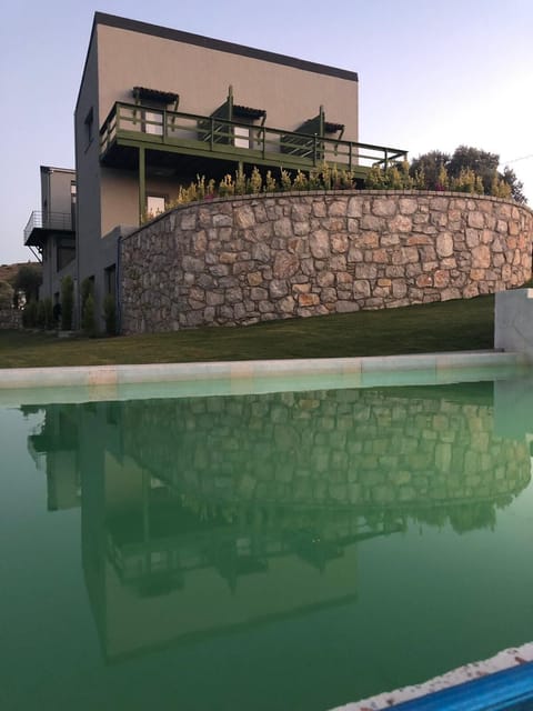 Seasonal outdoor pool, pool umbrellas, sun loungers