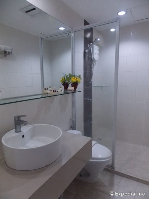 Superior Suite | Bathroom | Shower, free toiletries, hair dryer, bidet