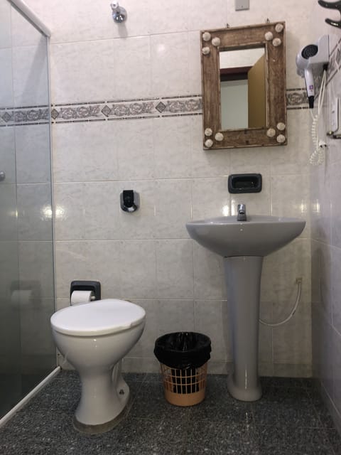 Standard Double or Twin Room | Bathroom | Shower, rainfall showerhead, towels, soap