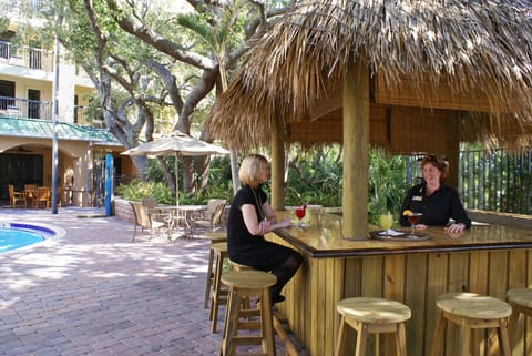 Poolside bar