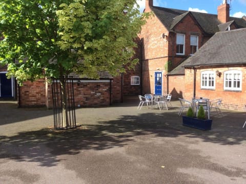 Outdoor banquet area