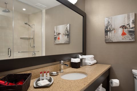 Deluxe Room, 1 King Bed, Non Smoking | Bathroom shower