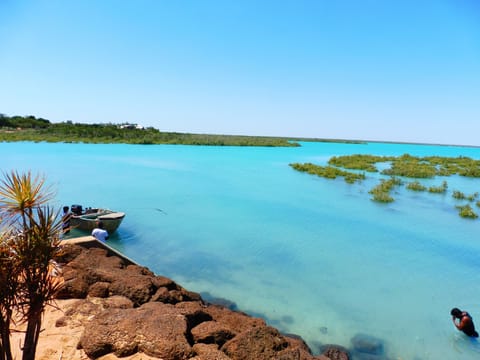 Beach nearby, white sand