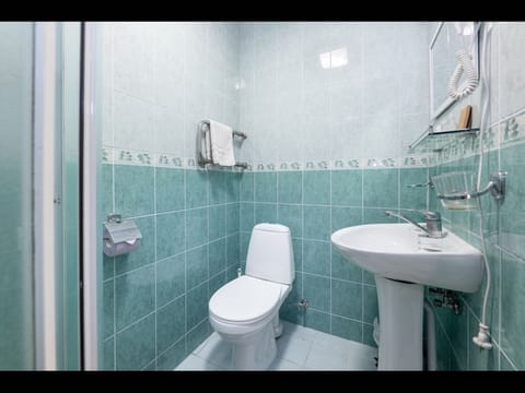 Room, 1 Bedroom, Smoking, Balcony | Bathroom shower