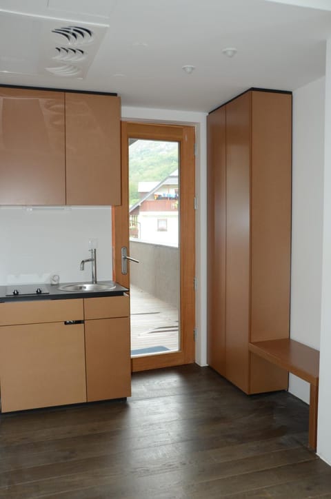 Apartment, 1 Bedroom | Private kitchen | Fridge, electric kettle