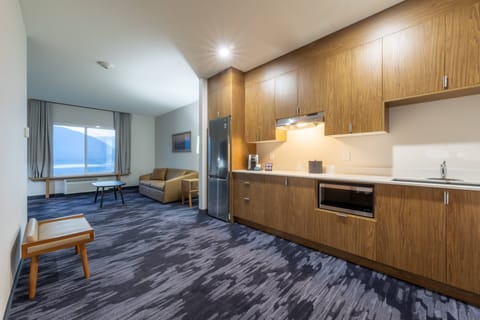 Suite, 1 Bedroom, Lake View | Premium bedding, desk, laptop workspace, blackout drapes