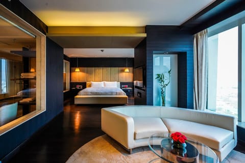 Presidential Suite, 1 King Bed, City View | Premium bedding, down comforters, Select Comfort beds, minibar