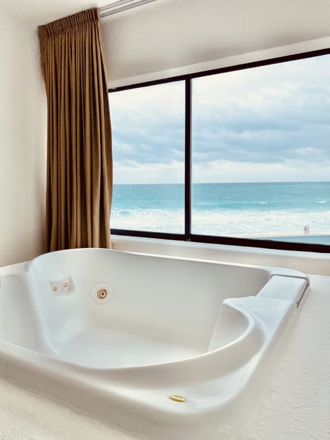 Superior Suite, Sea View | In-room safe, desk, laptop workspace, blackout drapes