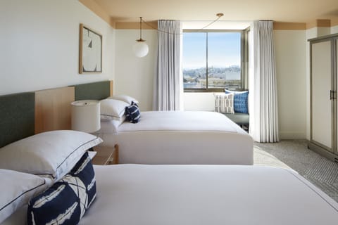 Room, 2 Queen Beds, City View | Frette Italian sheets, premium bedding, in-room safe, desk