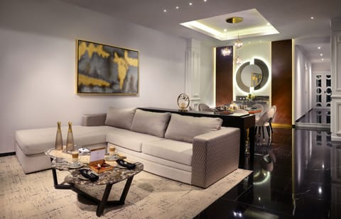 Presidential Room, 2 Bedrooms | Living area | Flat-screen TV, iPod dock