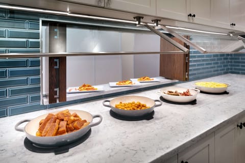 Free self-serve breakfast on weekdays