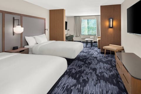 Suite, Multiple Beds | In-room safe, desk, laptop workspace, blackout drapes